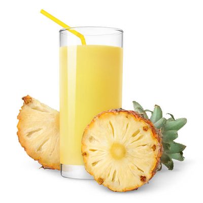 Pineapple juice isolated on white.More juices: